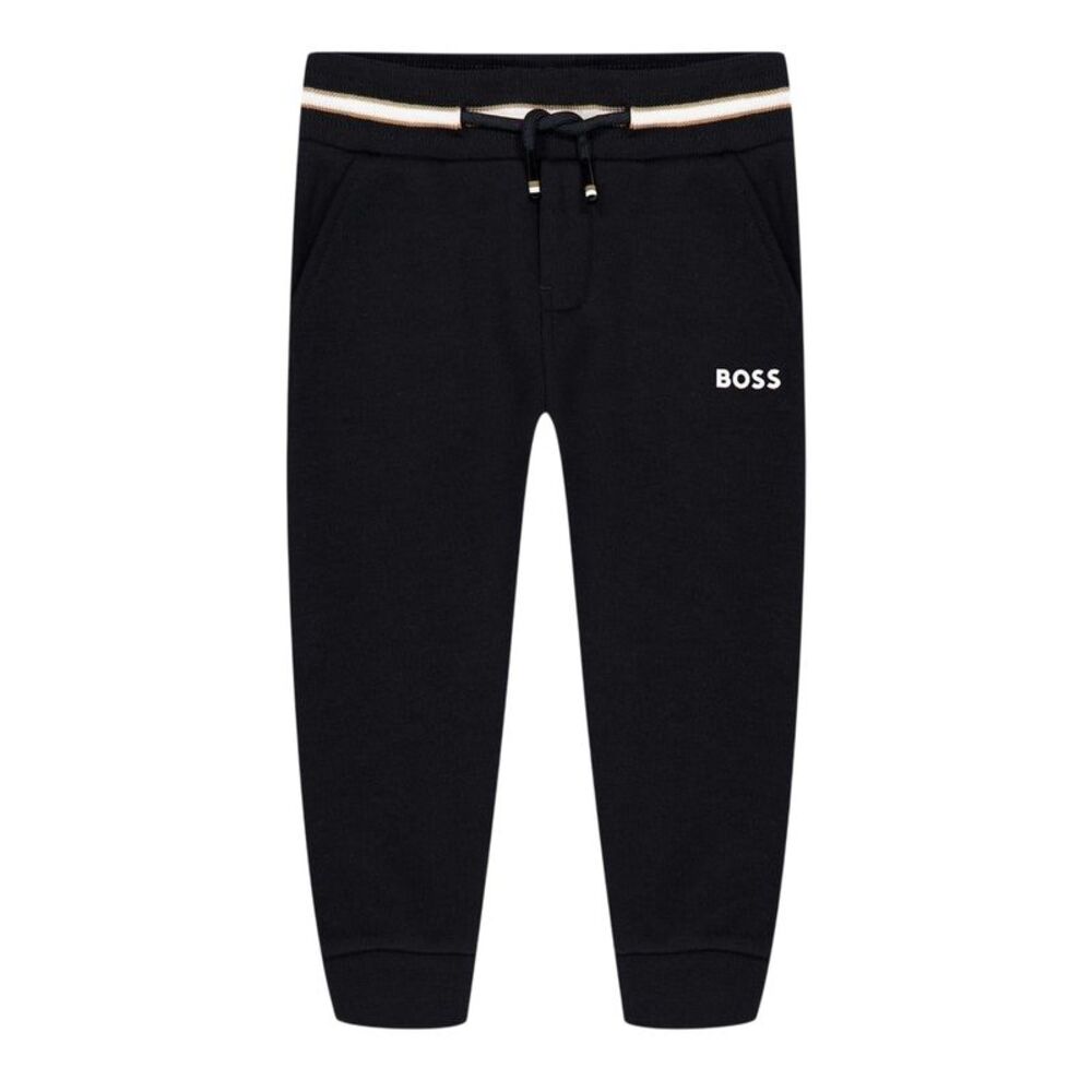 Boss Baby Logo Side Pocket Joggers / Black